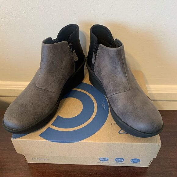 Clarks step rose up lightweight leather ankle boot size 6 new in box - Picture 6 of 9